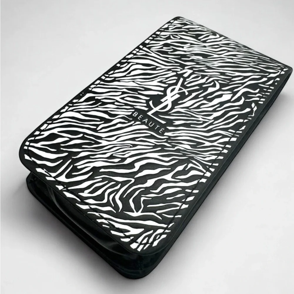 YSL Beauté Zebra Lipstick Pouch with Mirror